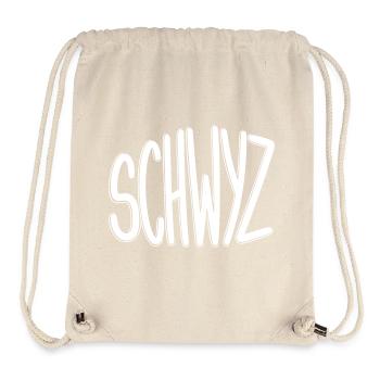 Schwyz Graffiti Typo Design - Stanley/Stella Recycled Gym Bag - natural - Front