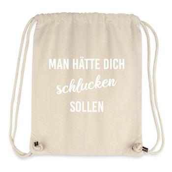 Tu aurais dû être avalé - Sac à cordon recyclé Stanley/Stella - blanc naturel - Devant