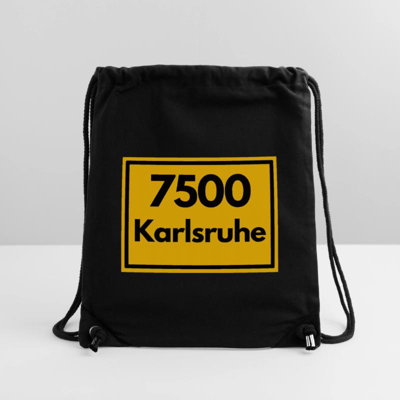 OLD POSTCODE ZIP CODE 7500 KARLSRUHE FÄCHERSTADT Stanley/Stella Recycled Gym Bag