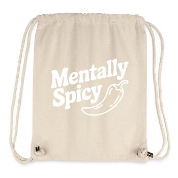 Mental scharf - Stanley/Stella recycelter Gym Bag - Naturweiß - Vorne