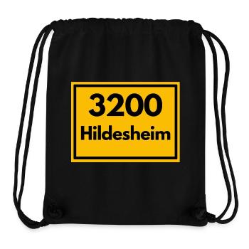 ALTE POSTLEITZAHL PLZ RETRO 3200 HILDESHEIM DOM - Stanley/Stella recycelter Gym Bag - Schwarz - Vorne