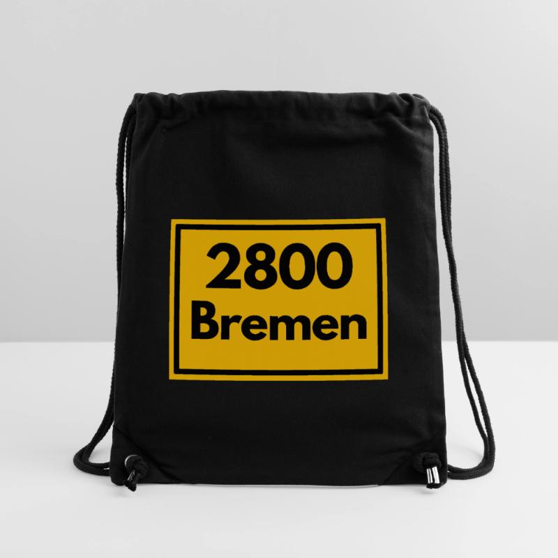 OLD POSTCODE ZIP CODE RETRO2800 BREMEN STADTMUSIK Stanley/Stella Recycled Gym Bag