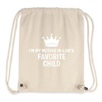 Mother In Law Favorite Child - Stanley/Stella Recycled Gym Bag - natural - Front