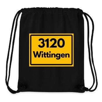 ANCIEN CODE POSTAL RETRO 3120 WITTRINGEN - Sac à cordon recyclé Stanley/Stella - noir - Devant