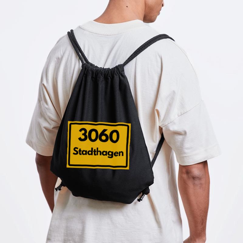 ANCIEN CODE POSTAL RETRO 3060 STADTHAGEN WESER Sac à cordon recyclé Stanley/Stella