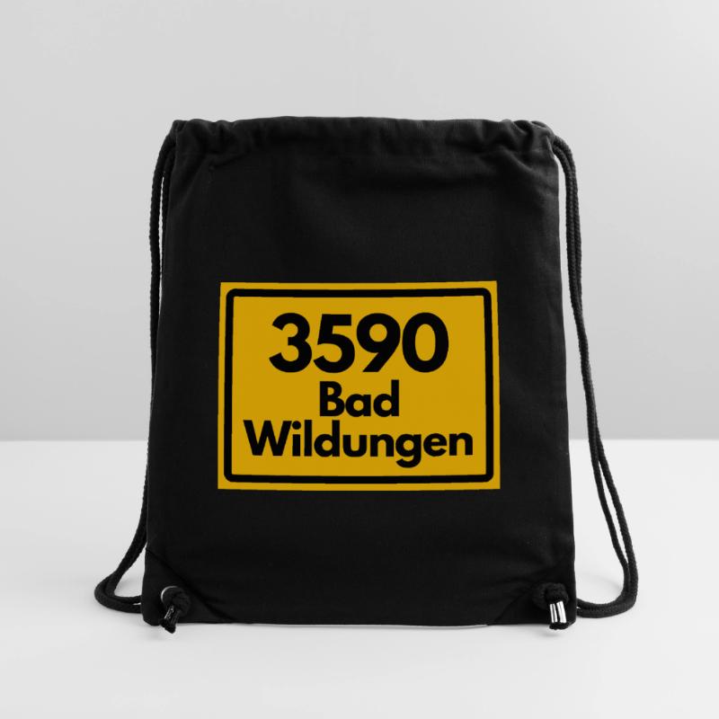 OLD POSTCODE POSTCODE RETRO 3590 BAD WILDUNGEN Stanley/Stella Recycled Gym Bag