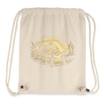 Duck Hunting Dog Duck - Stanley/Stella Recycled Gym Bag - natural - Front