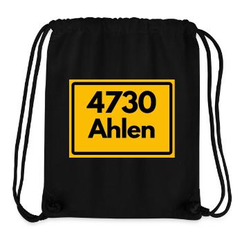 ALTE POSTLEITZAHL PLZ RETRO 4730 AHLEN NRW - Stanley/Stella recycelter Gym Bag - Schwarz - Vorne