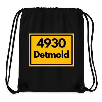 ALTE POSTLEITZAHL PLZ RETRO 4930 DETMOLD - Stanley/Stella recycelter Gym Bag - Schwarz - Vorne