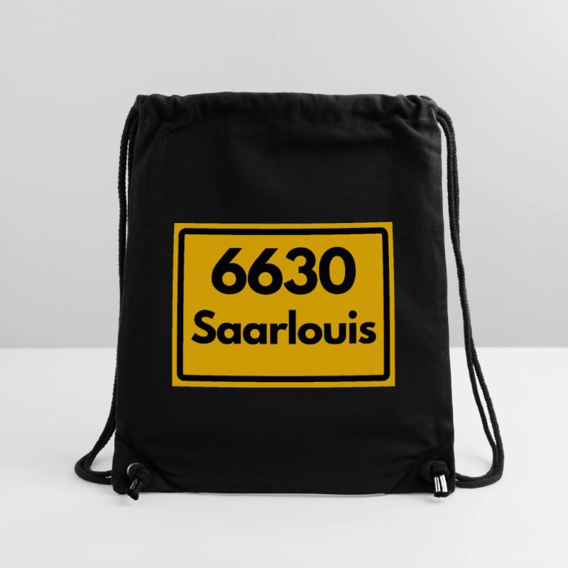 OLD POSTCODE POSTCODE RETRO 6630 SAARLOUIS HEIMAT Stanley/Stella Recycled Gym Bag