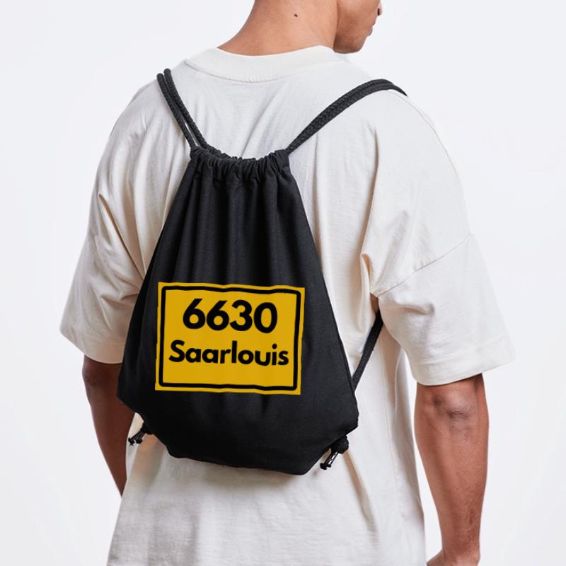 OLD POSTCODE POSTCODE RETRO 6630 SAARLOUIS HEIMAT Stanley/Stella Recycled Gym Bag
