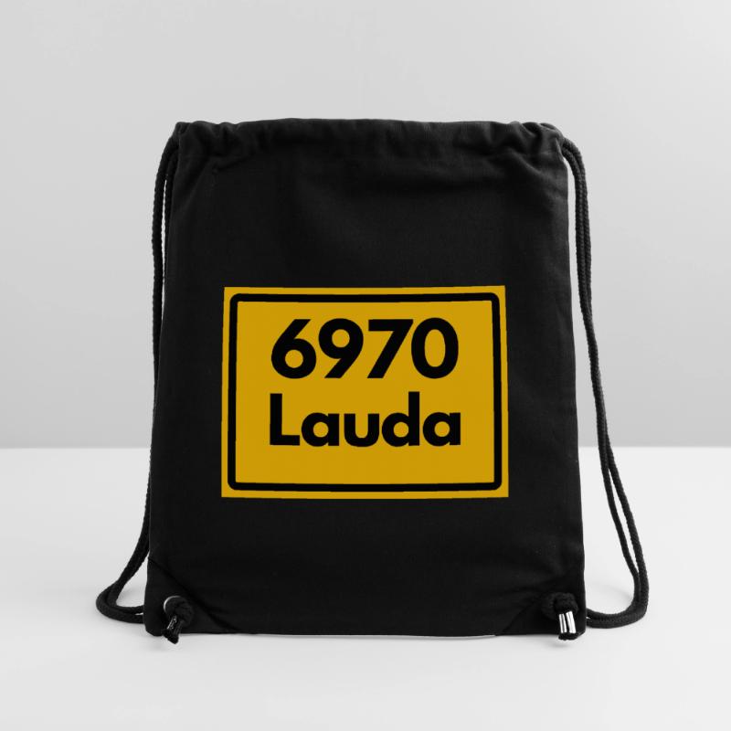 OLD POSTCODE ZIP CODE RETRO 6970 LAUDA HEIMATSTOLZ Stanley/Stella Recycled Gym Bag