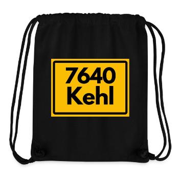 ALTE POSTLEITZAHL RETRO 7640 KEHL HEIMATSTOLZ - Stanley/Stella recycelter Gym Bag - Schwarz - Vorne