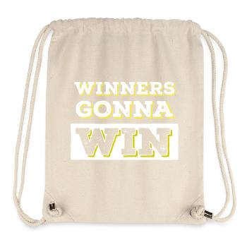 Les gagnants vont gagner la catégorie Typographie en gras - Sac à cordon recyclé Stanley/Stella - blanc naturel - Devant