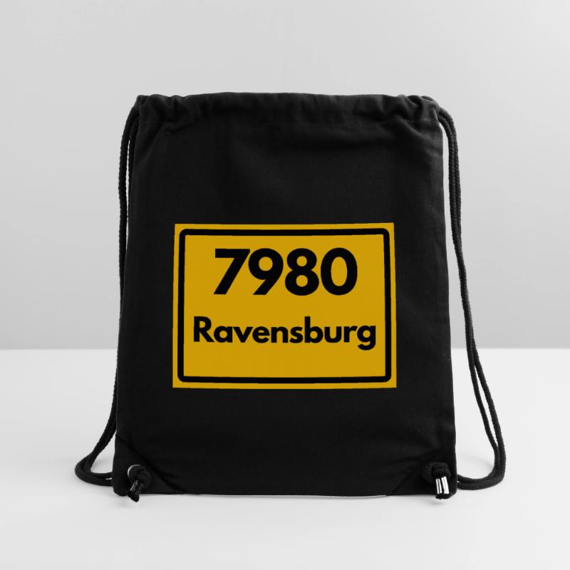 OLD POSTCODE ZIP CODE RETRO 7980 RAVENSBURG HEIMAT Stanley/Stella Recycled Gym Bag