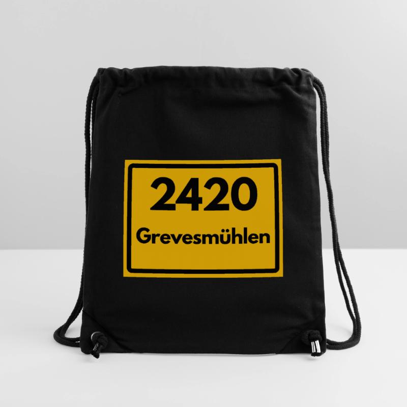 ANCIEN CODE POSTAL RETRO 2420 GREVESMÜHLEN Sac à cordon recyclé Stanley/Stella