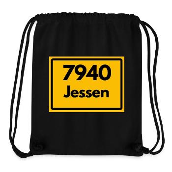 ALTE POSTLEITZAHL PLZ, SACHSEN-ANHALT 7940 JESSEN - Stanley/Stella recycelter Gym Bag - Schwarz - Vorne