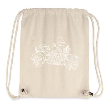 Vélo de tricycle - Sac à cordon recyclé Stanley/Stella - blanc naturel - Devant