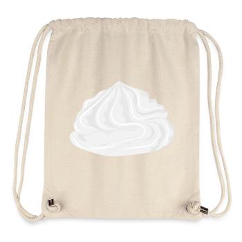 snow-white delicious cream hood for garnissing - Stanley/Stella Recycled Gym Bag - natural - Front