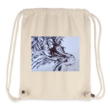 Distorted images - Stanley/Stella Recycled Gym Bag - natural - Front