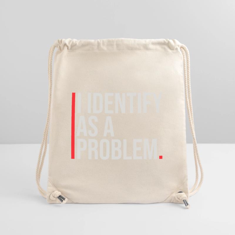 I Identify as a Problem Statement Frech Rebellisch Stanley/Stella recycelter Gym Bag