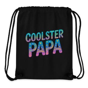 Coolster Papa Design - Stanley/Stella recycelter Gym Bag - Schwarz - Vorne