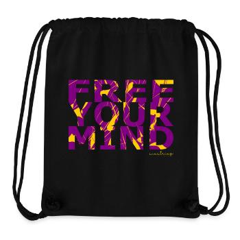 Free Your Mind - Stanley/Stella Recycled Gym Bag - black - Front