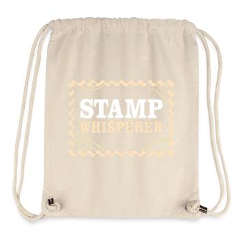 Stamps Philatelist Stamp Collection - Stanley/Stella Recycled Gym Bag - natural - Front