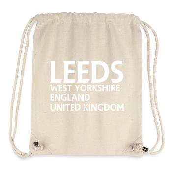 Leeds – England Lyrics Design - Stanley/Stella Recycled Gym Bag - natural - Front