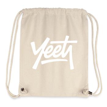 Yeet - Funny Gen Alpha Memes - Stanley/Stella Recycled Gym Bag - natural - Front