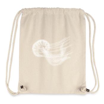 Glowing jellyfish in the water - Stanley/Stella Recycled Gym Bag - natural - Front
