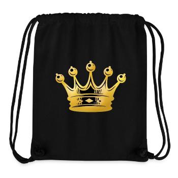 Goldene Krone – Königliche Ausstrahlung - Stanley/Stella recycelter Gym Bag - Schwarz - Vorne
