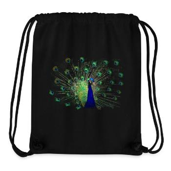 Pfau - Stanley/Stella recycelter Gym Bag - Schwarz - Vorne