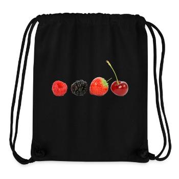 Delicious berries - Stanley/Stella Recycled Gym Bag - black - Front