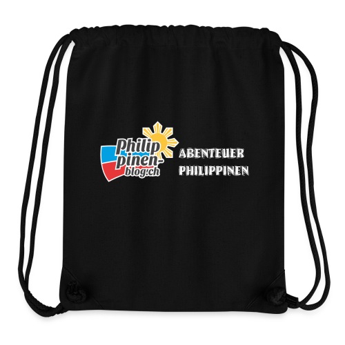 Philippinen-Blog Logo deutsch schwarz/weiss - Stanley/Stella GYM BAG
