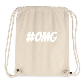 Hashtag OMG - Stanley/Stella Recycled Gym Bag - natural - Front