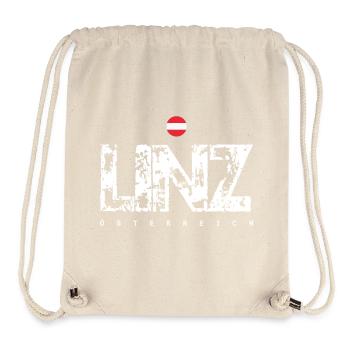 Linz Distressed City Text - Stanley/Stella Recycled Gym Bag - natural - Front