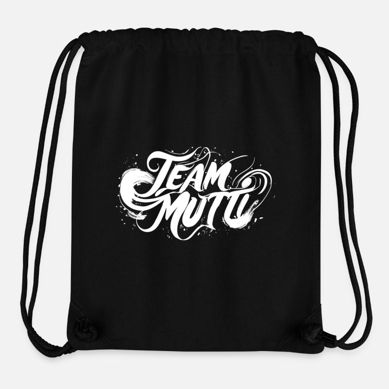 Team Mutti! - Stanley/Stella recycelter Gym Bag - Schwarz