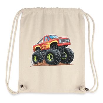 Monstertruck-Wahnsinn - Stanley/Stella recycelter Gym Bag - Naturweiß - Vorne
