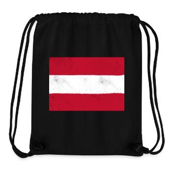 Die Flagge Österreichs – ein klassisches Nationalsymbol - Stanley/Stella recycelter Gym Bag - Schwarz - Vorne