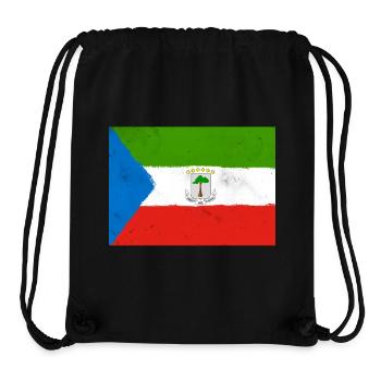 Flag of Equatorial Guinea – Tropical Identity - Stanley/Stella Recycled Gym Bag - black - Front