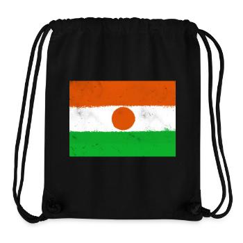 Flagge von Niger - Stanley/Stella recycelter Gym Bag - Schwarz - Vorne