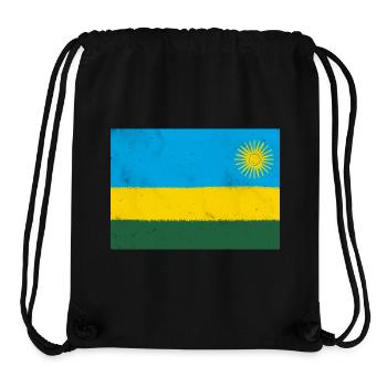 Flagge von Ruanda - Stanley/Stella recycelter Gym Bag - Schwarz - Vorne