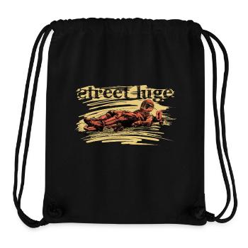 Street luge - Stanley/Stella Recycled Gym Bag - black - Front