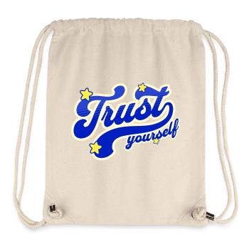 Self-Confidence Starry Script - Stanley/Stella Recycled Gym Bag - natural - Front