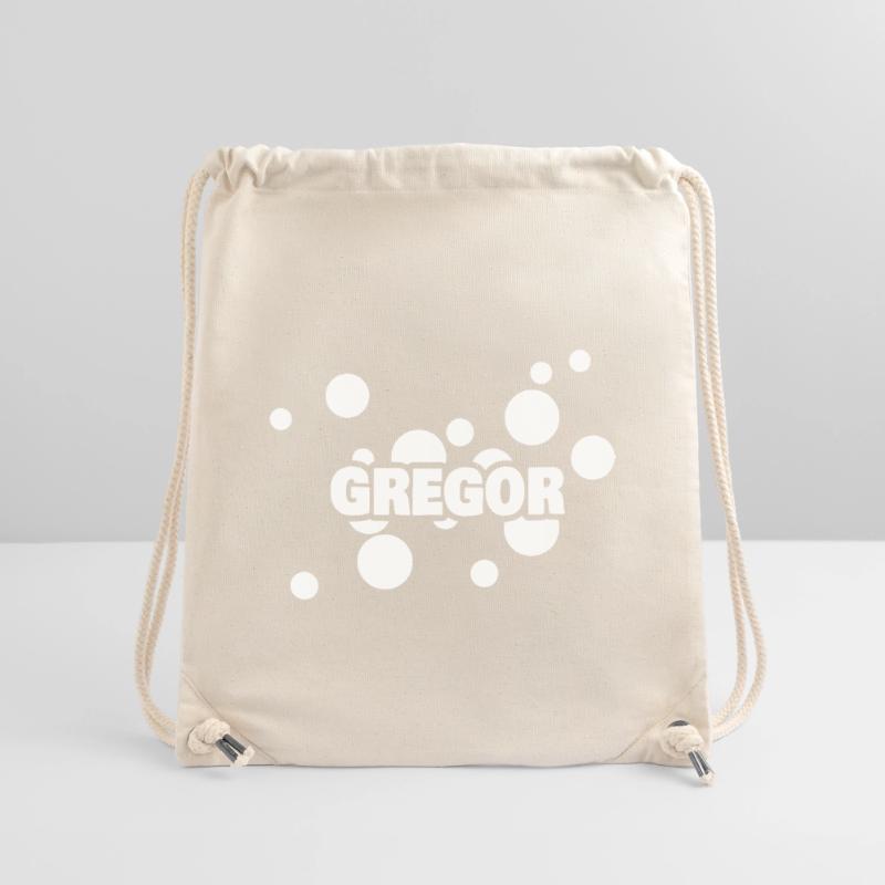 First name Gregor Stanley/Stella Recycled Gym Bag