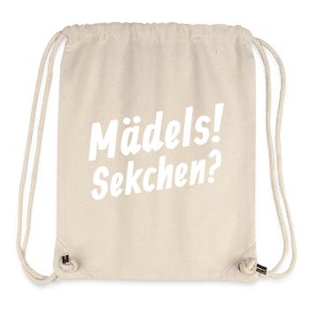 Mädels Sektchen Sekt Sektparty - Sac à cordon recyclé Stanley/Stella - blanc naturel - Devant