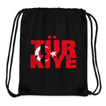 Turkiye - Stanley/Stella Recycled Gym Bag - black - Front