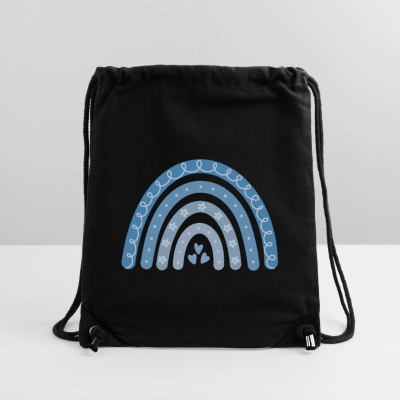 Boho Regenbogen blau Stanley/Stella recycelter Gym Bag