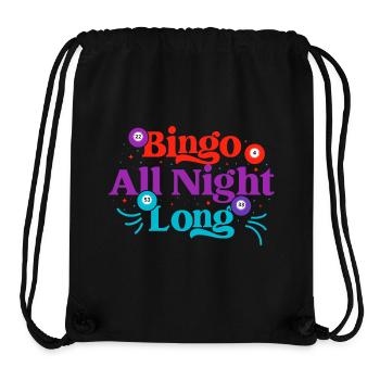 Bingo Game Bingo All Night Long Bingo - Stanley/Stella Recycled Gym Bag - black - Front